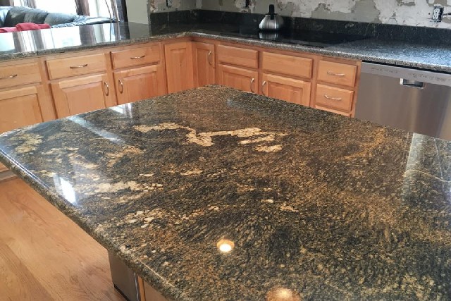 Granite and Quartz Slab Kitchen Center Islands 1