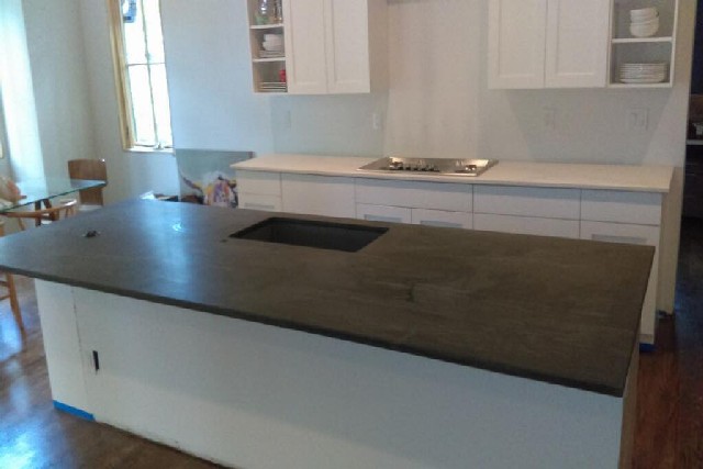 Granite and Quartz Slab Kitchen Center Islands 5